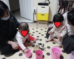 콩 촉감놀이